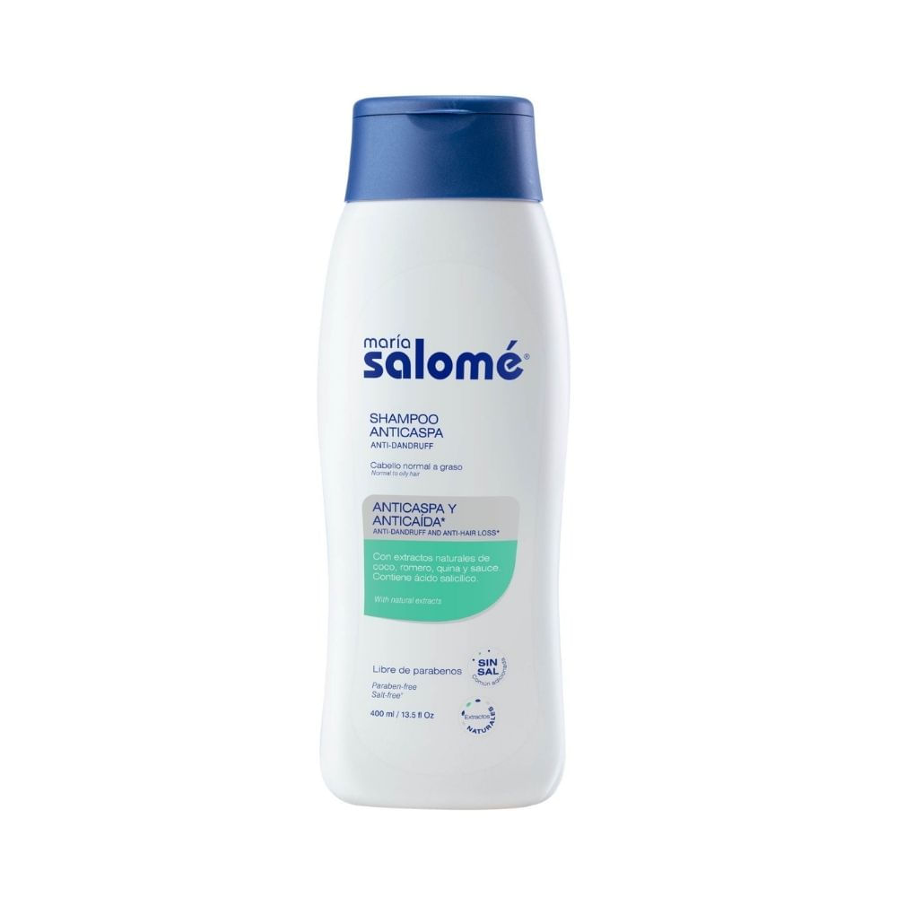 SHAMPOO MARIA SALOME ANTICASPA FRASCO 400 ML