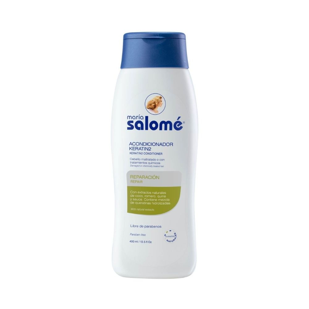 ACONDICIONADOR MARIA SALOME KERATIN 2 FRASCO 400 ML