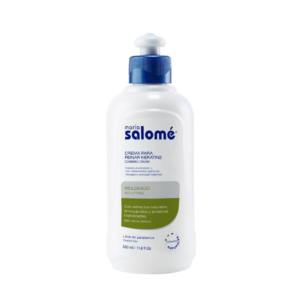 CREMA DE PEINAR MARIA SALOME KERATIN2 FRASCO 350 ML