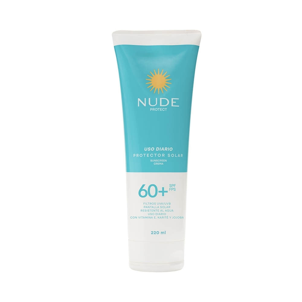 PROTECTOR SOLAR NUDE CARA CUERPO SPF 60 TUBO 220 ML