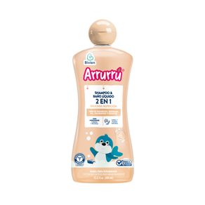 SHAMPOO Y BAÑO LÍQUIDO ARRURRU DELICADA NUTRICIÓN FRASCO 400 ML