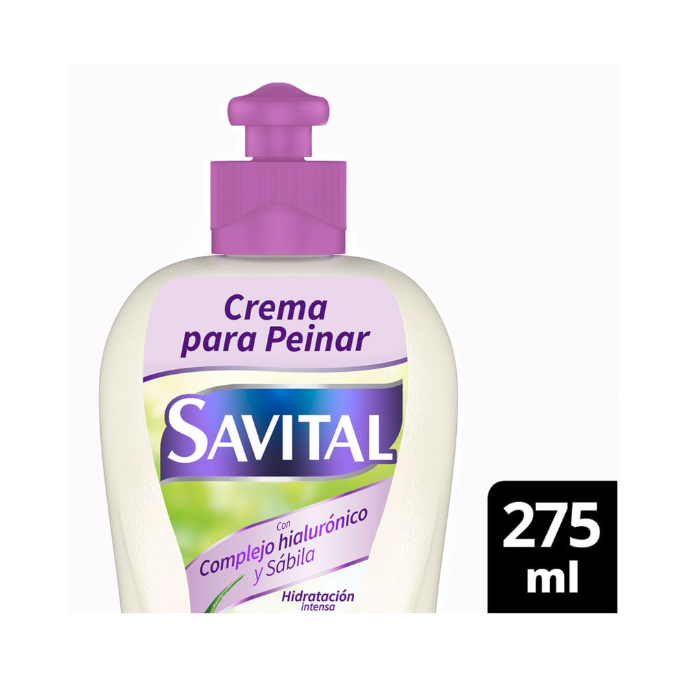 CREMA DE PEINAR SAVITAL HIALURONICO POTE 275 ML
