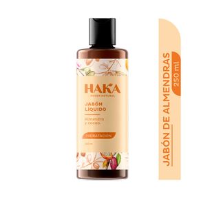 JABON LIQUIDO HAKA ALMENDRAS FRASCO 250 ML