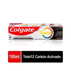 CREMA DENTAL COLGATE TOTAL 12 CARBON TUBO 150 ML