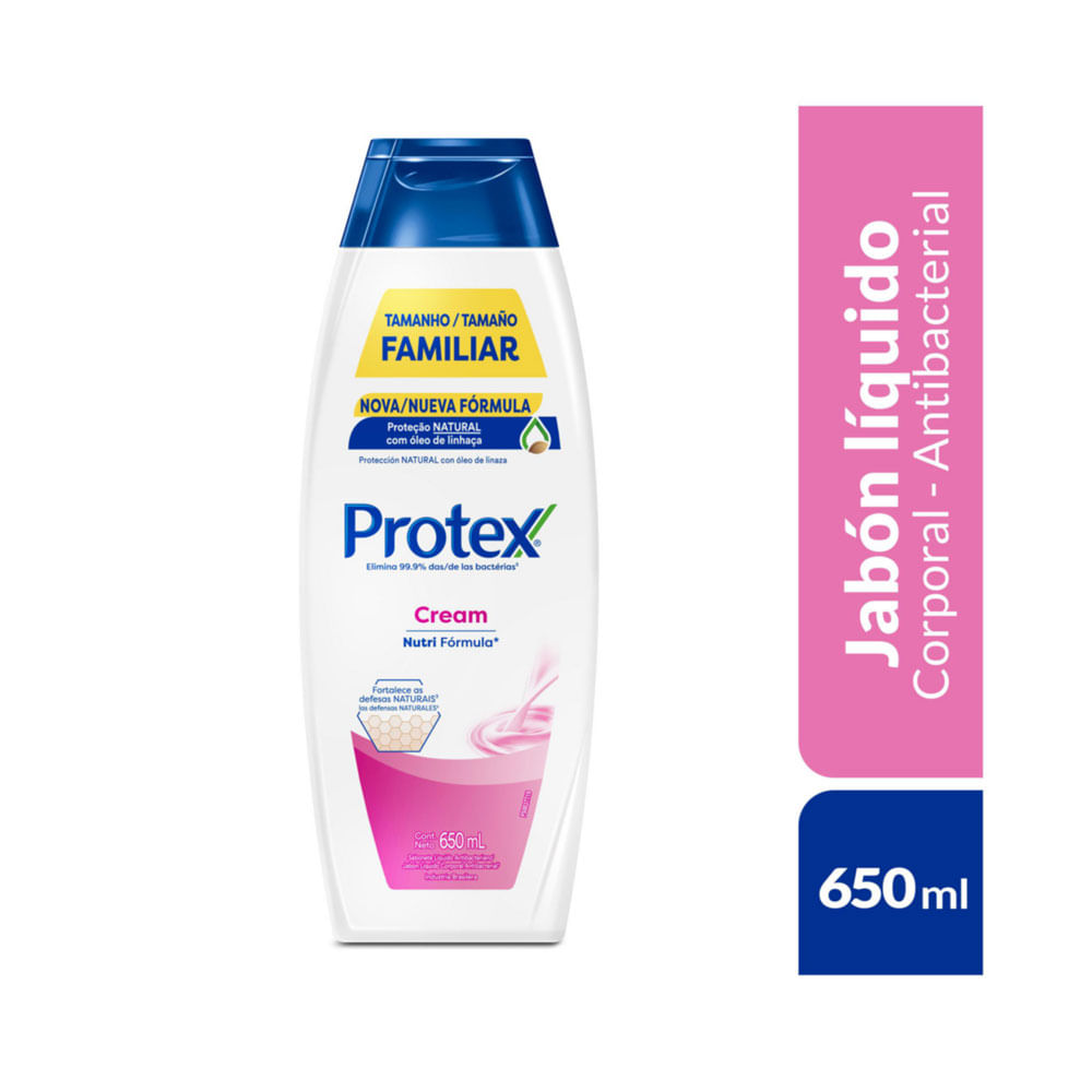 JABON LIQUIDO CORPORAL PROTEX ANTIBACTERIAL FRASCO 650 ML