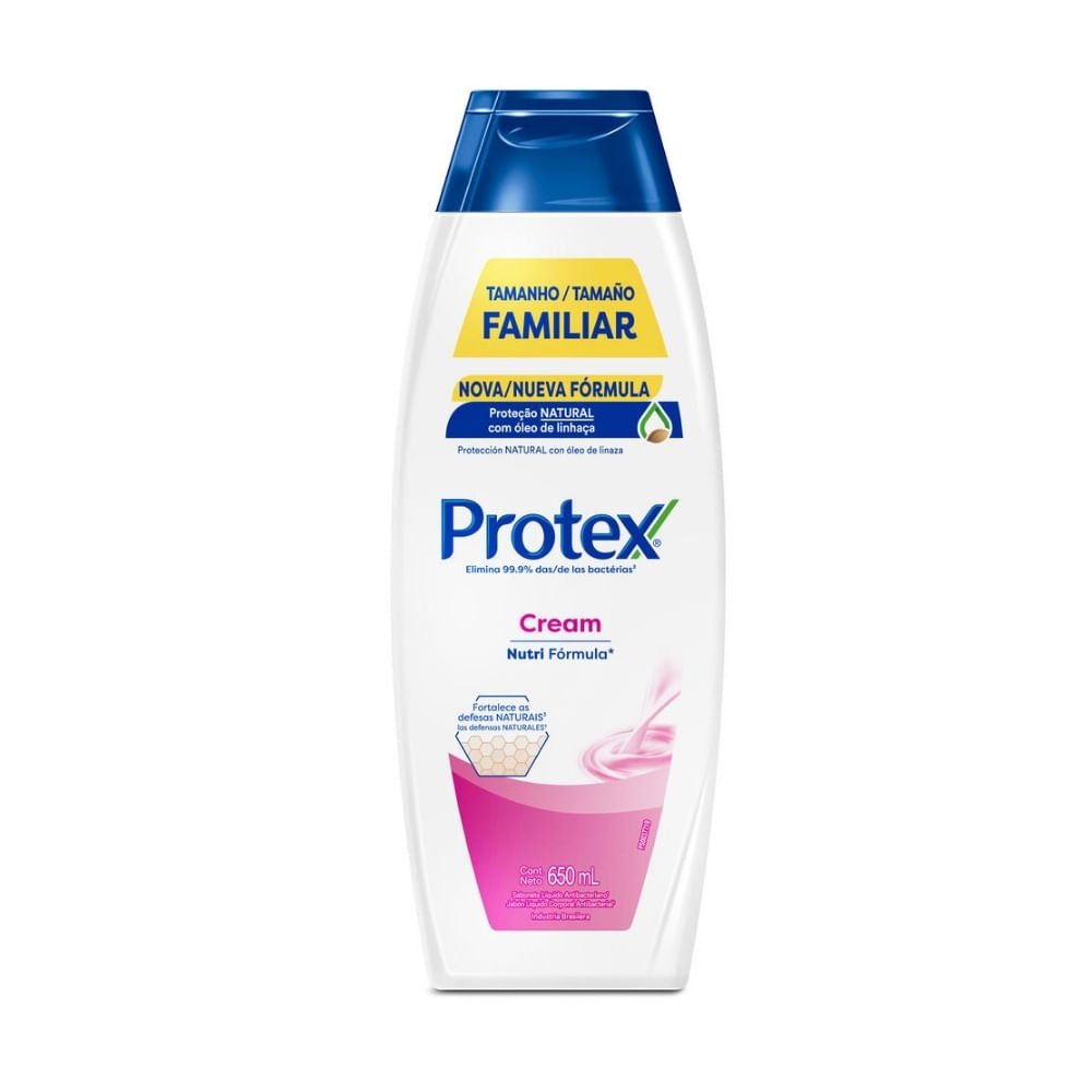 JABON LIQUIDO PROTEX CREAM ANTIBACTERIAL FRASCO 650 ML