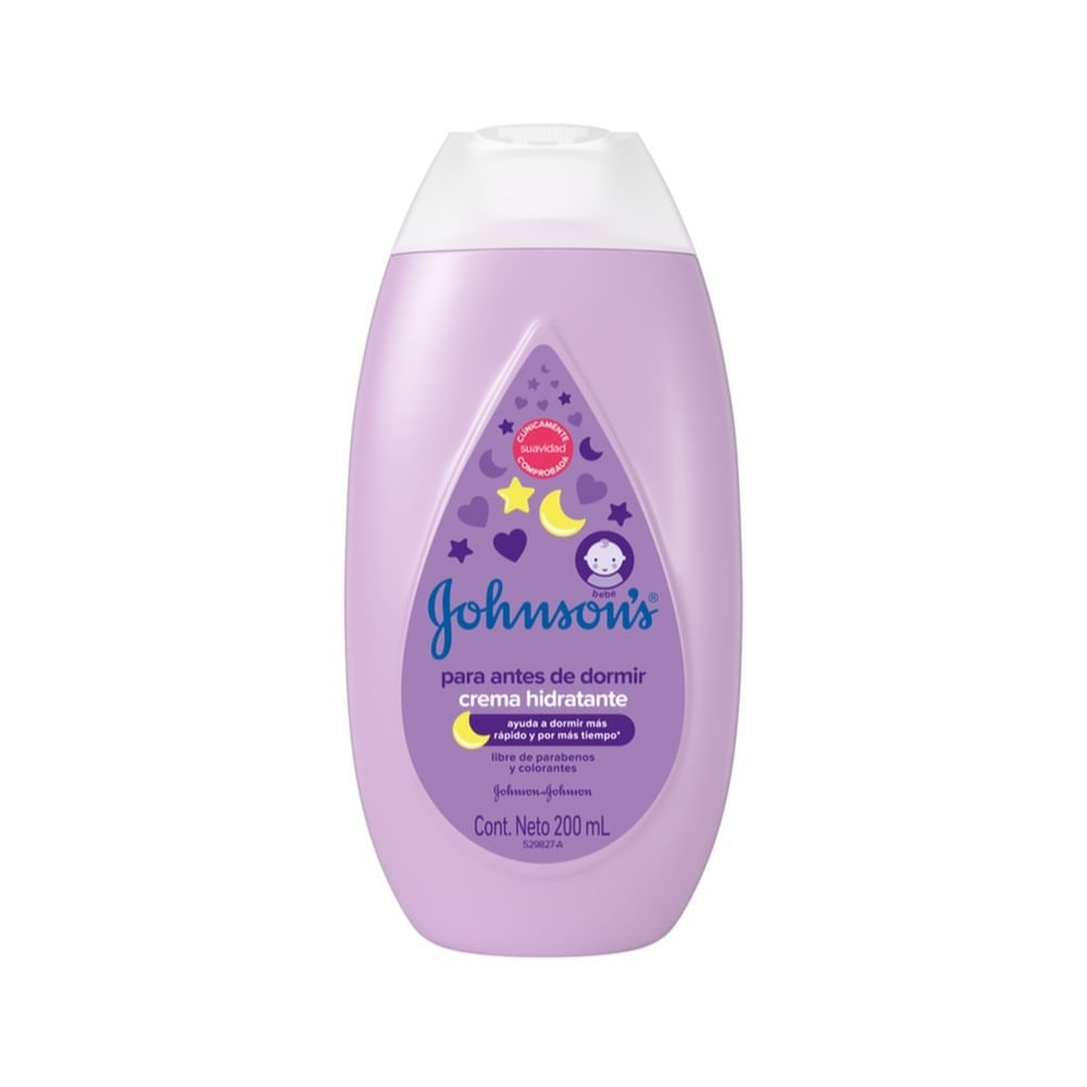 CREMA LIQUIDA JOHNSONS BABY ANTES DORMIR FRASCO 200 ML