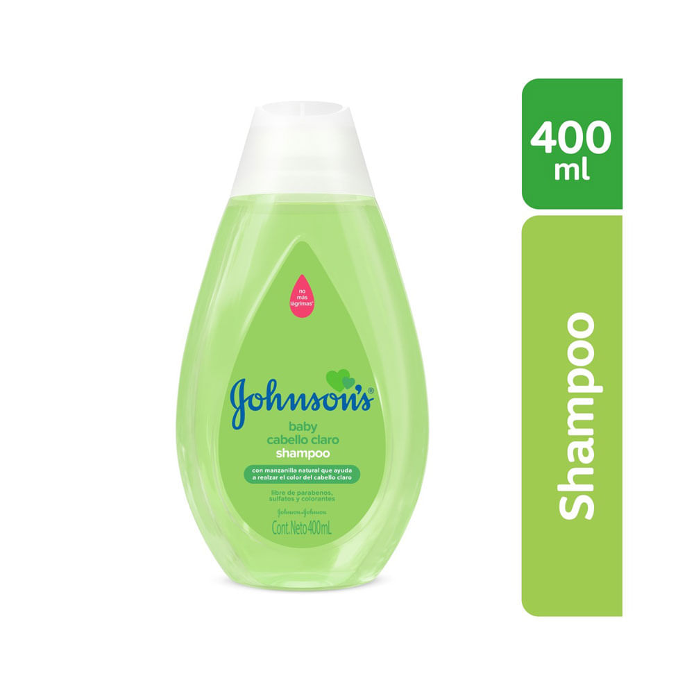 SHAMPOO JOHNSONS CABELLO CLARO FRASCO 400 ML