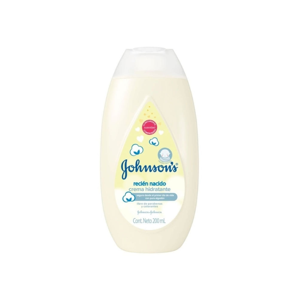 CREMA LIQUIDA JOHNSON BABY RECIEN NACIDO FRASCO 200 ML