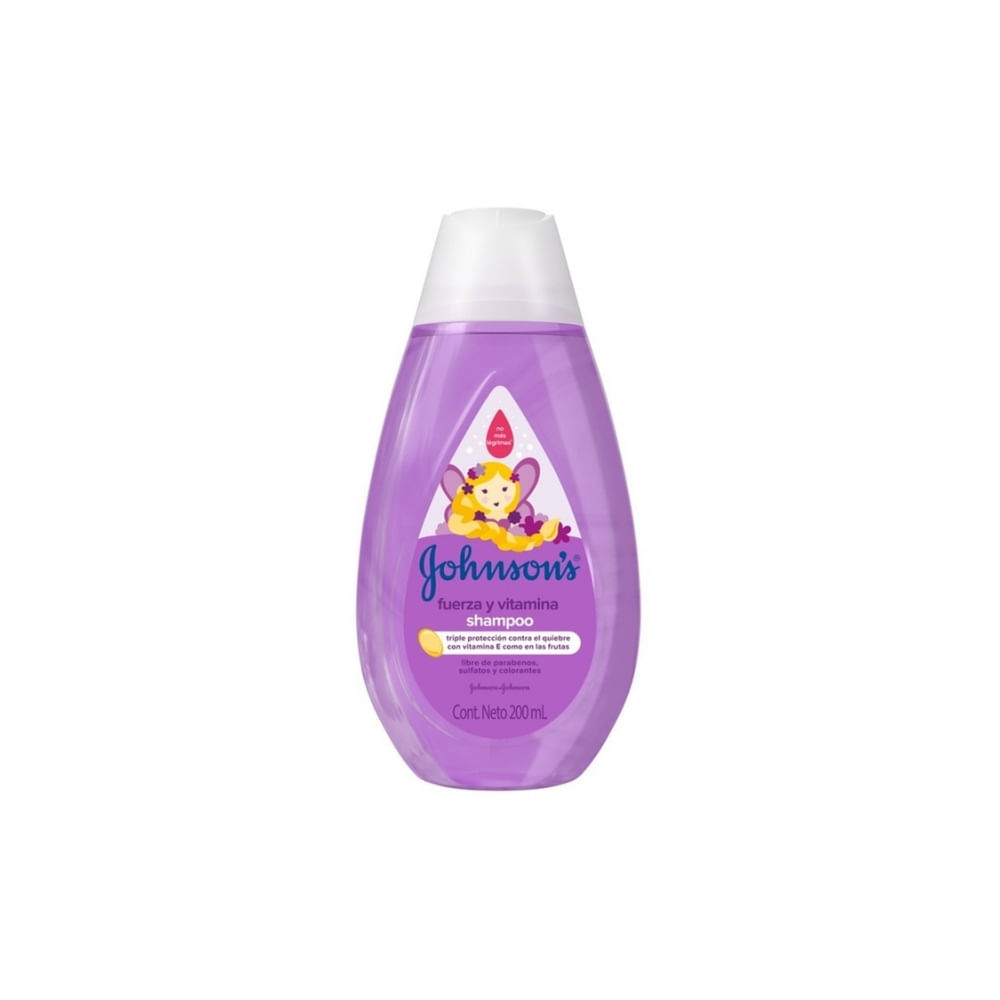 SHAMPOO JOHNSONS BABY FUERZA Y VITAMIN FRASCO 200 ML