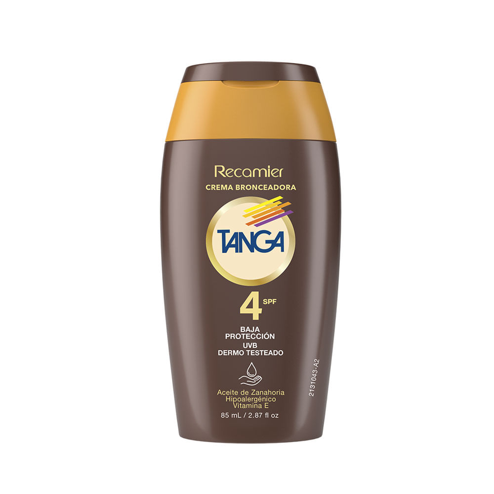 BRONCEADOR TANGA CREMA SPF 4 FRASCO 85 G