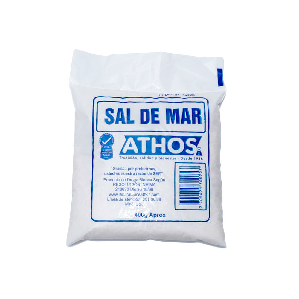 SAL DE MAR ATHOS GRANULADO BOLSA 400 G
