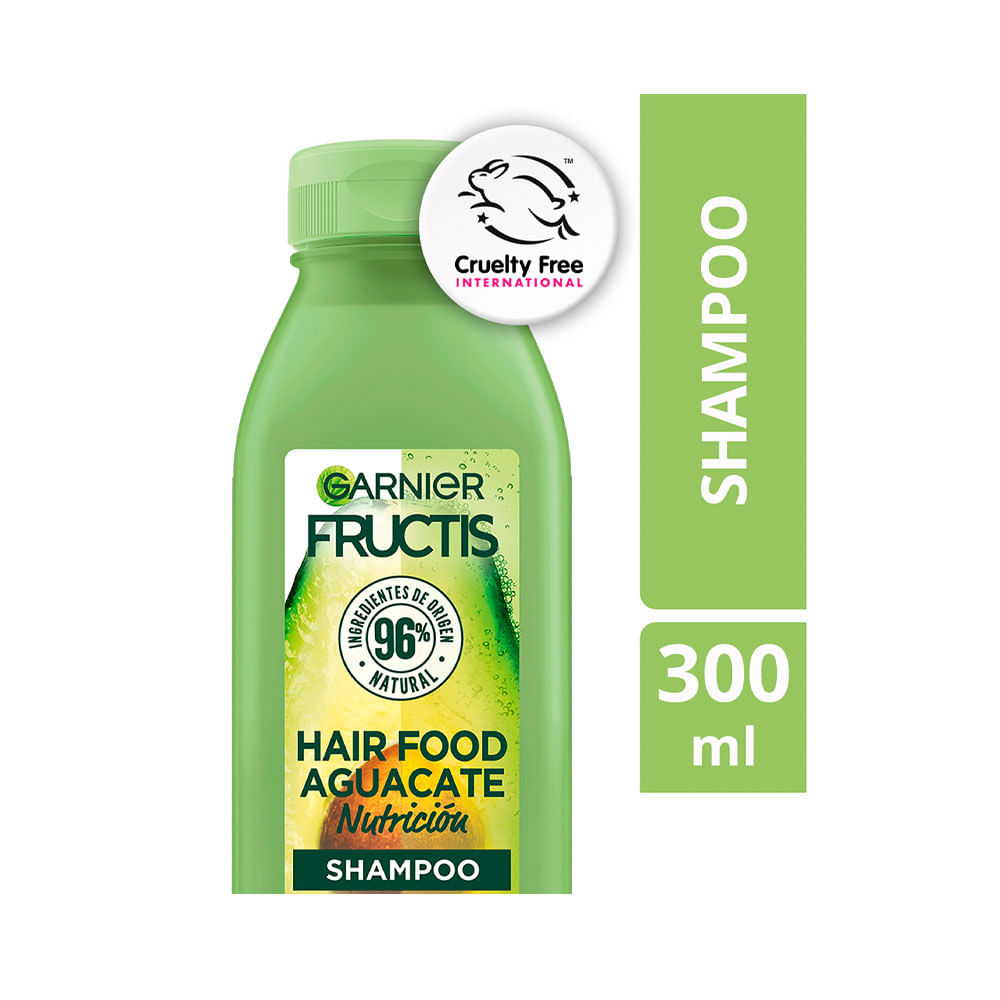 SHAMPOO FRUCTIS HAIR FOOD AGUACATE FRASCO 300 ML
