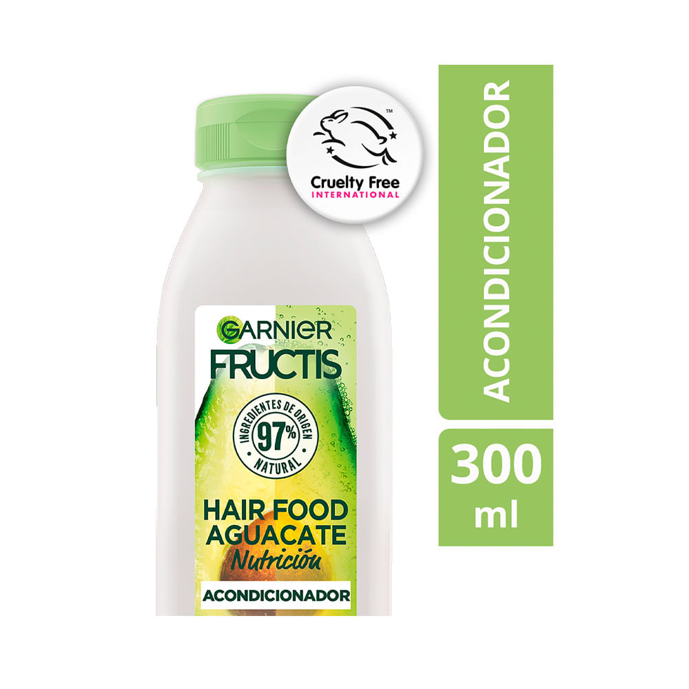 ACONDICIONADOR FRUCTIS HAIR FOOD AGUACATE FRASCO 300 ML