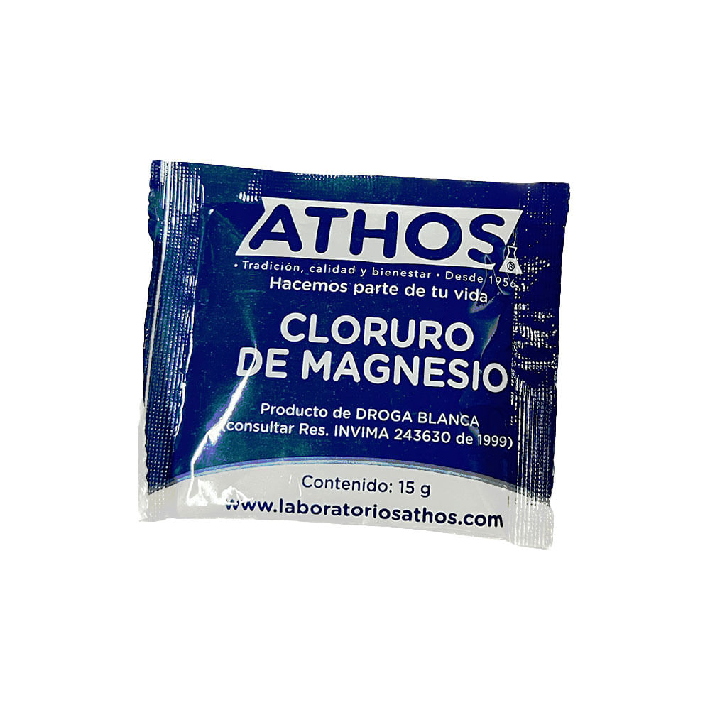 CLORURO DE MAGNESIO ATHOS++++ POLVO BOLSA 33G
