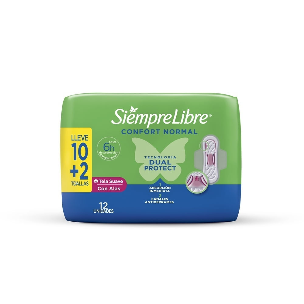 STAYFREE NORMAL CON ALAS TOALLAS