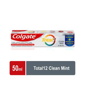 CREMA DENTAL COLGATE TOTAL 12 CLEAN MINT CAJA 50 ML
