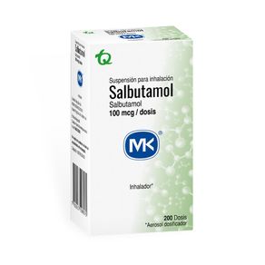 SALBUTAMOL MK 100 MCG INHALADOR 200 DOSIS