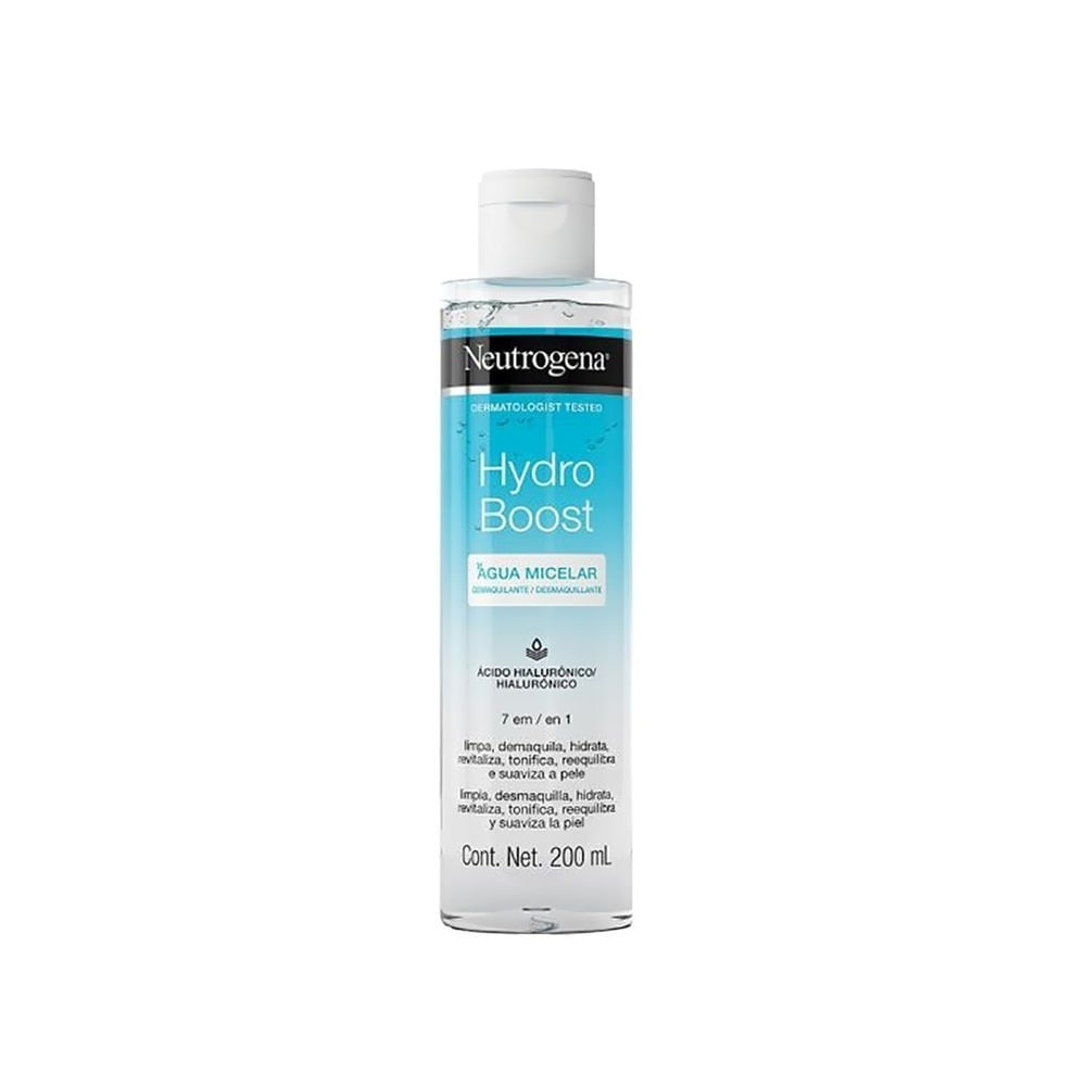 NEUTROGENA HYDRO BOOST AGUA MICELAR DESMAQUILLANTE FRASCO 200 ML