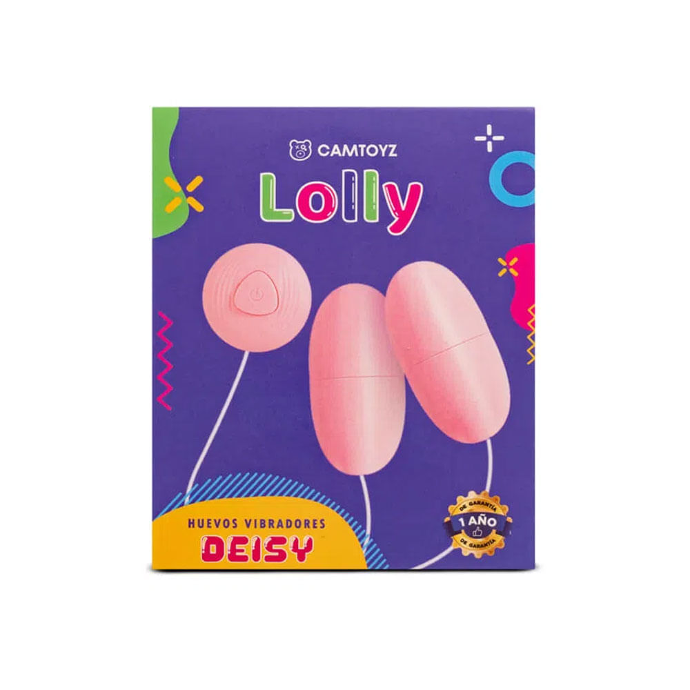 HUEVO VIBRADOR DEISY ROSADO CAJA X 1 UND