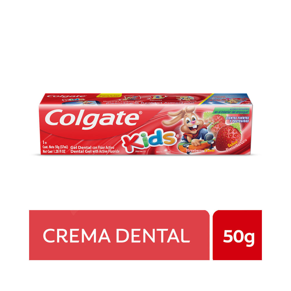 CREMA DENTAL COLGATE GEL KIDS FRESA CAJA 50 G