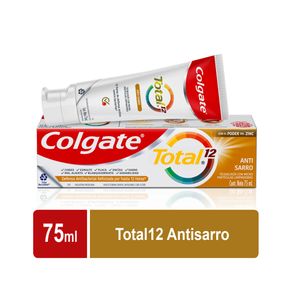 CREMA DENTAL COLGATE TOTAL 12 ANTI SARRO CAJA 75 ML