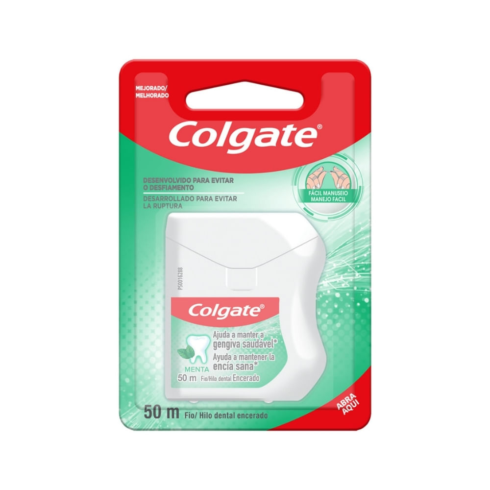 SEDA DENTAL COLGATE MENTA ENCERADA 50 MT