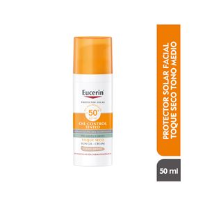 PROTECTOR SOLAR EUCERIN SUN TOQUE SECO T MEDIO SPF 50+ CAJA 50 ML