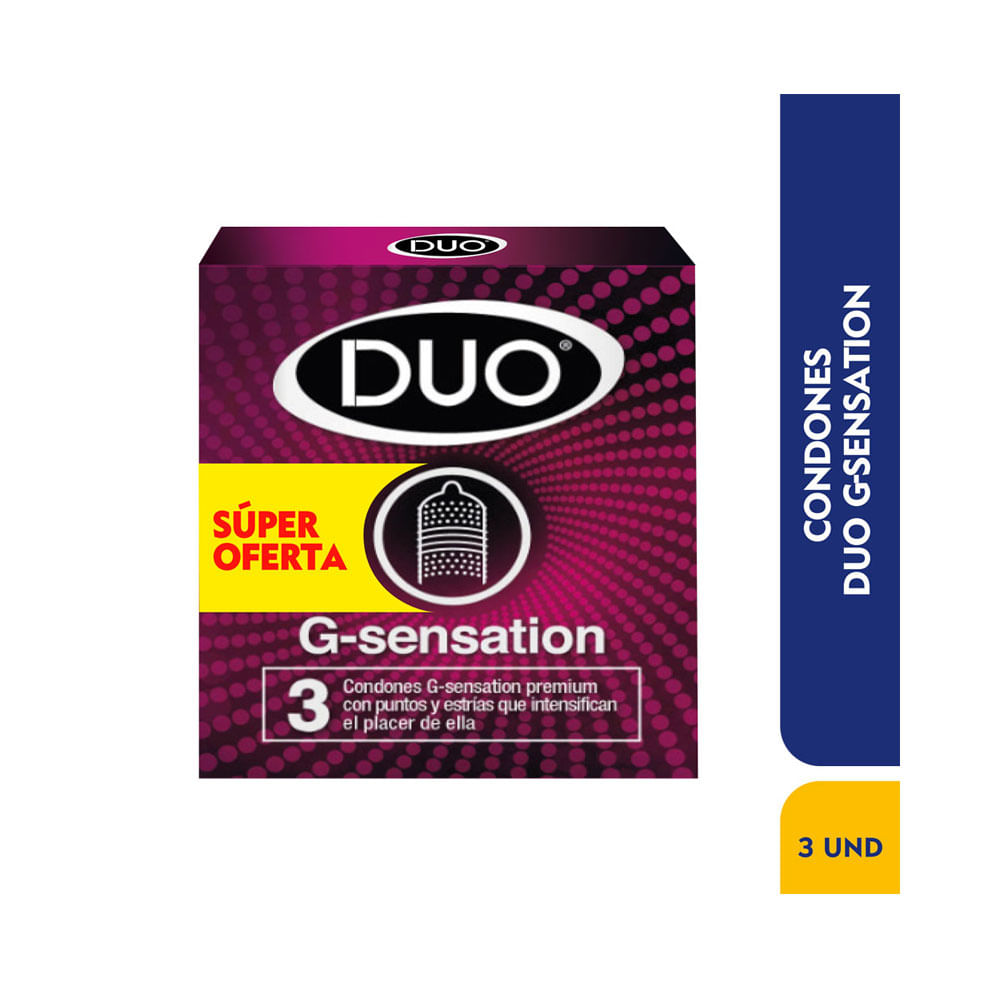 CONDON DUO G-SENSATION PRESERVATIVOS