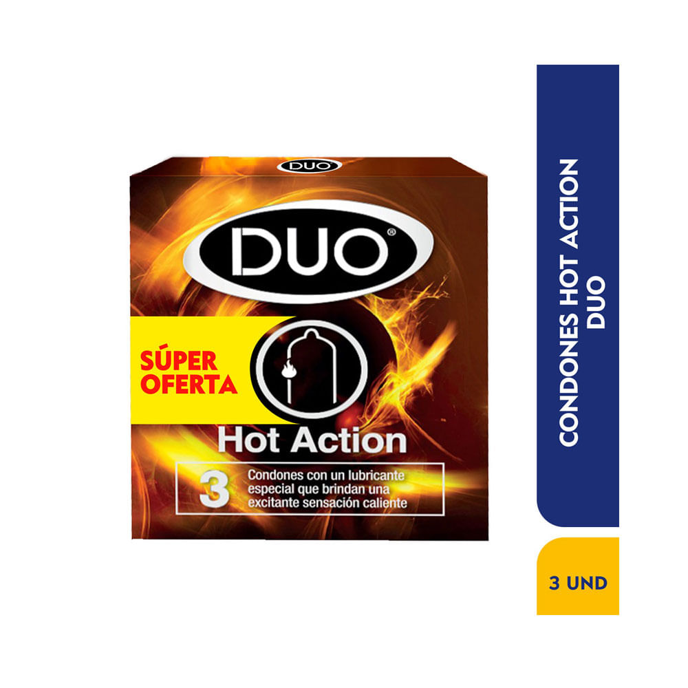 CONDON DUO HOT ACTION PE PRESERVATIVOS