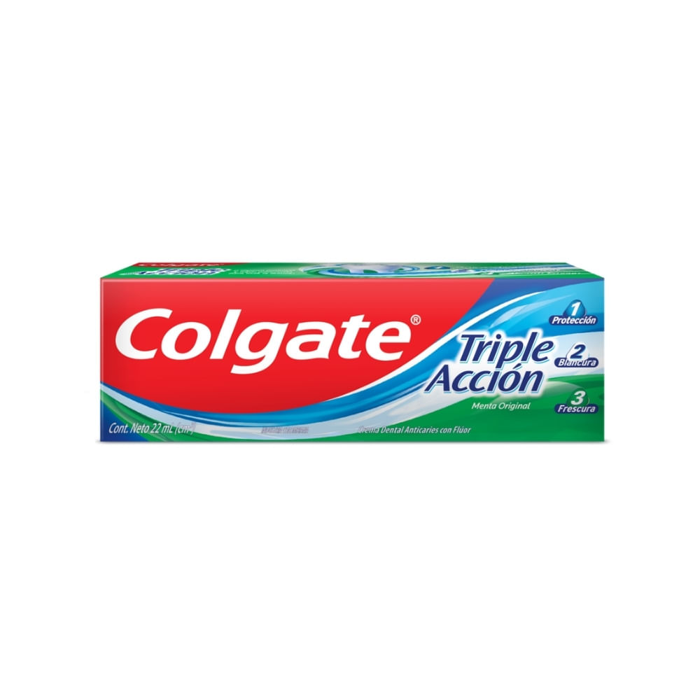CREMA DENTAL COLGATE TRIPLE ACCION CAJA 22 ML