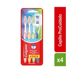CEPILLO COLGATE PRO CUIDADO SUAVE X 4 UNDS