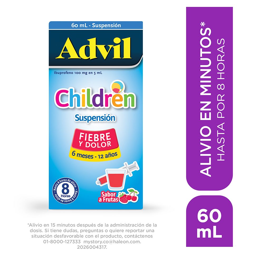 ADVIL CHILDREN PEDIATRICO JARABE FRASCO 60 ML