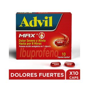 ADVIL MAX CAPSULAS 400 MG