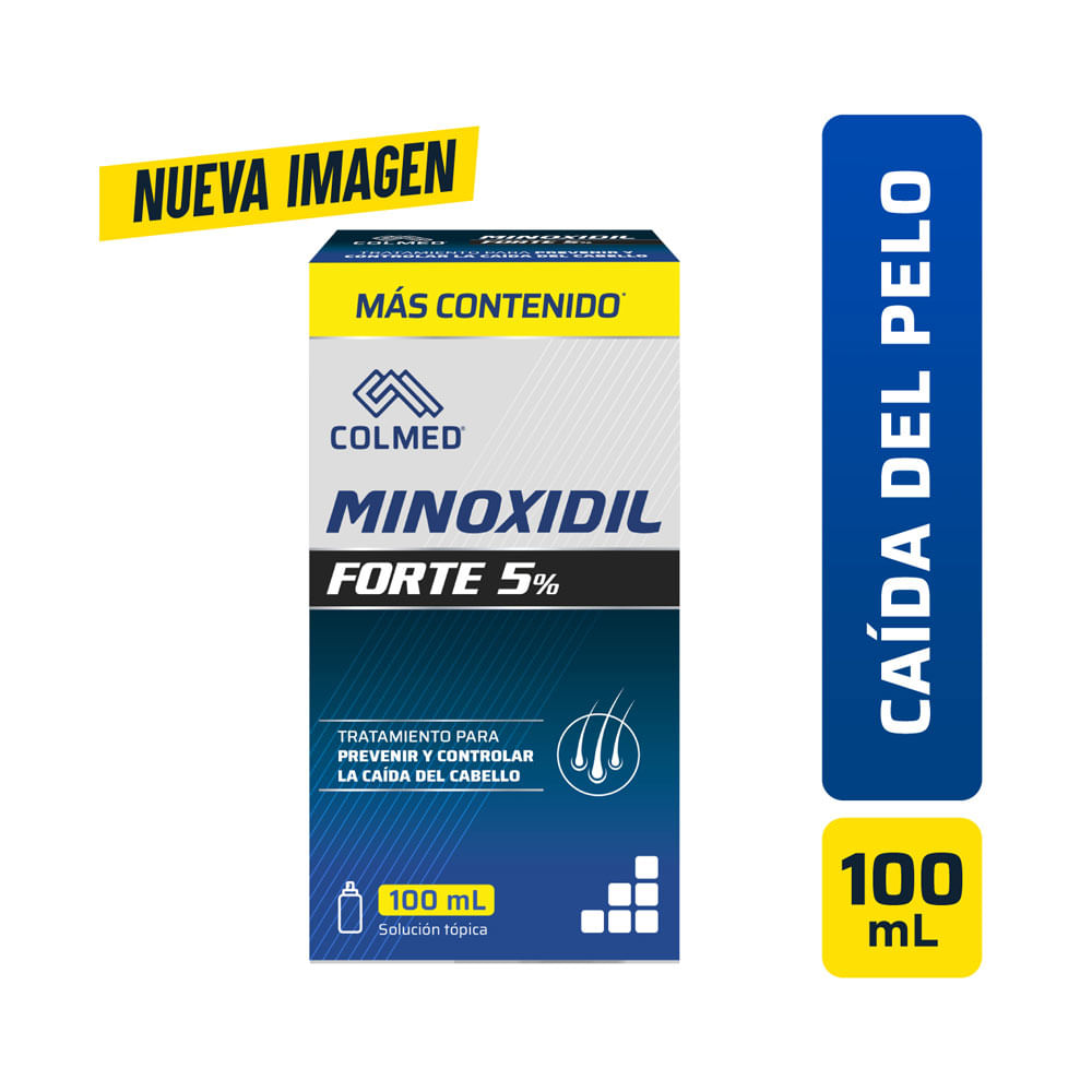 MINOXIDIL FORTE COLMED LOCION 5% CAJA 100 ML