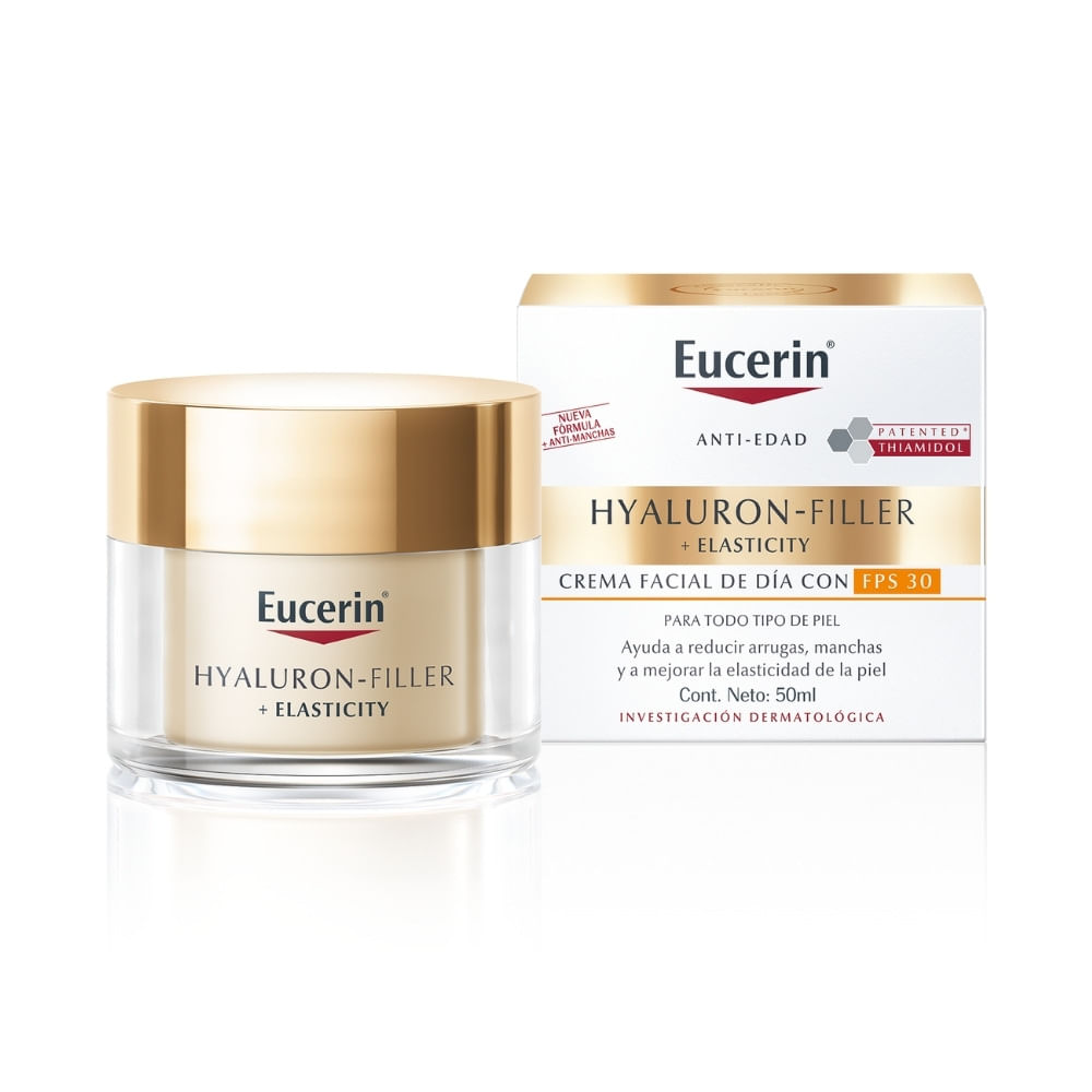 EUCERIN HYALURON-FILLER+E.DIA CREMA FACIAL SPF 15 CAJA 50 ML