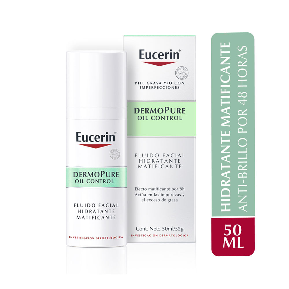 EUCERIN DERMOPURE MATIFICANTE FLUIDO FRASCO 50 ML