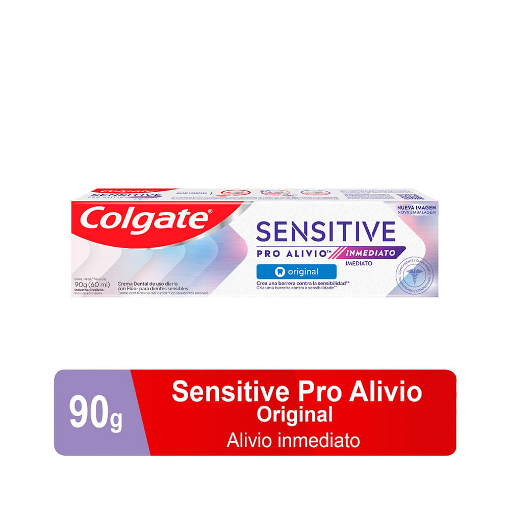CREMA DENTAL COLGATE SENSITIVE PROALIVIO++ ORIGINAL CAJA 90 G