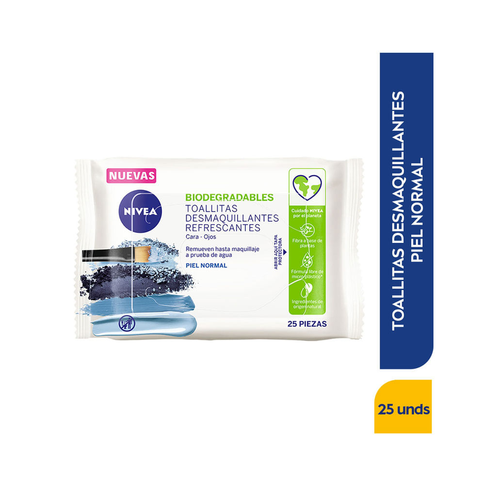 TOALLITAS DESMAQUILLADORAS NIVEA NORMAL/MIXTA