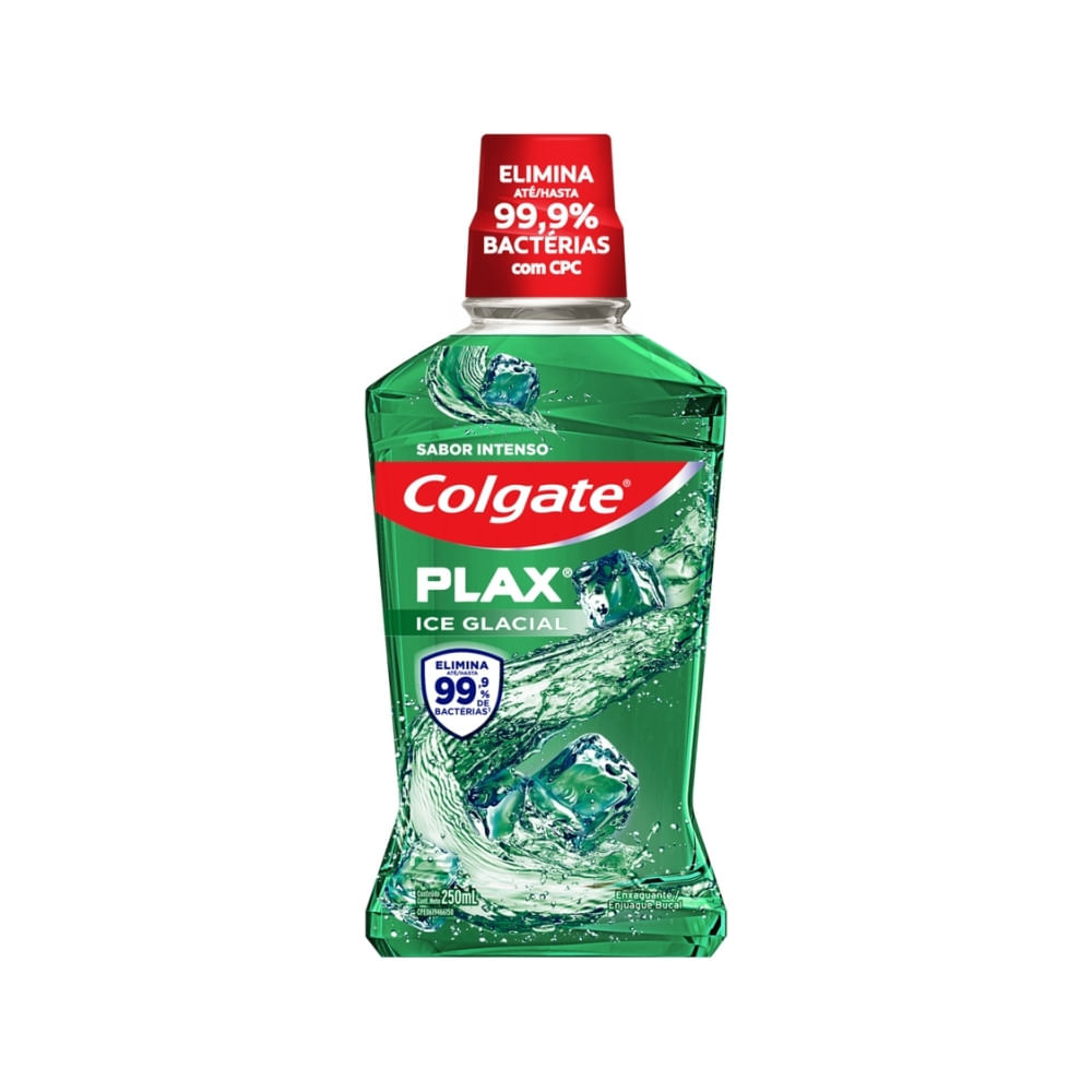 ENJUAGUE BUCAL COLGATE PLAX ICE GLACIAL FRASCO 250 ML