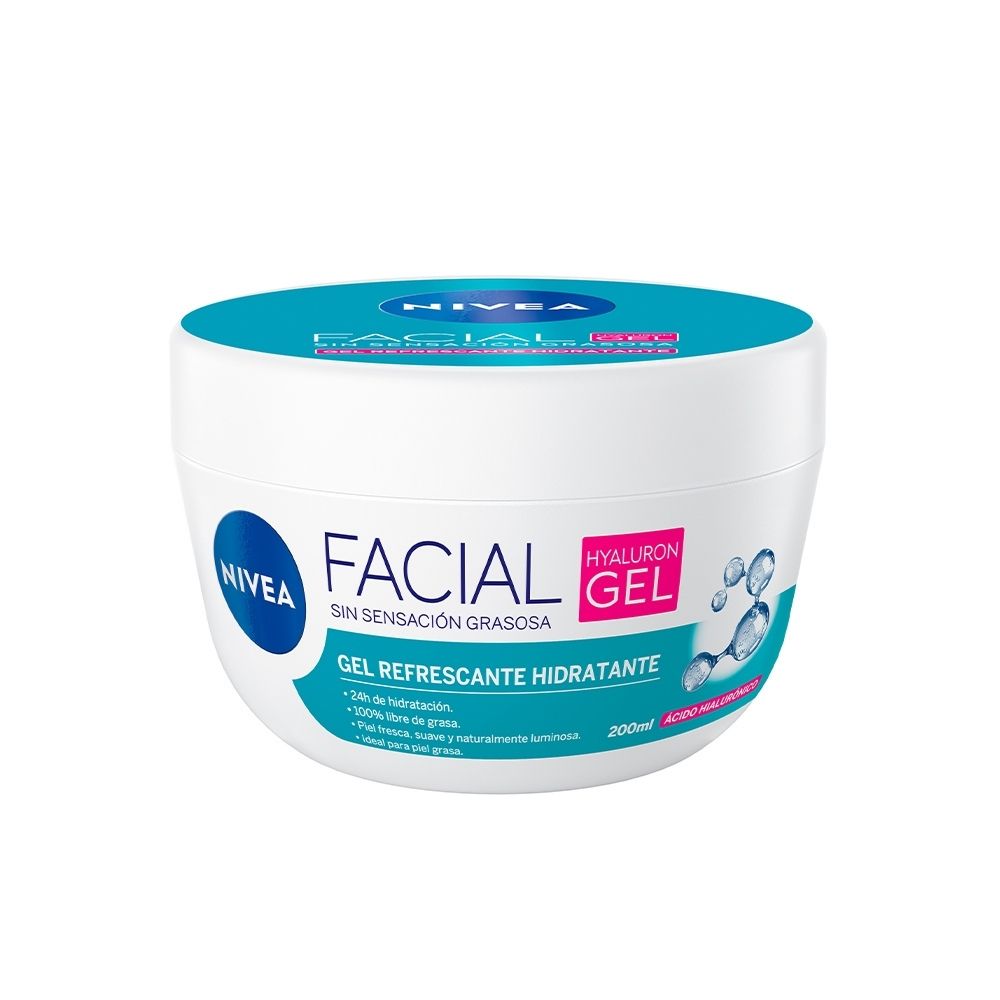 GEL NIVEA HYALLURON FRESH POTE 200 ML