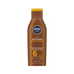 BRONCEADOR NIVEA SUN GOLDEN BRONZE SPF 6 FRASCO 200 ML
