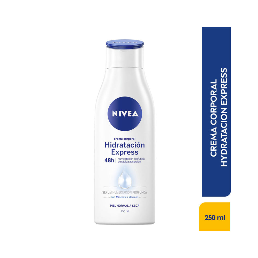 CREMA NIVEA BODY HIDRATACIÓN EXPRESS FRASCO 250 ML