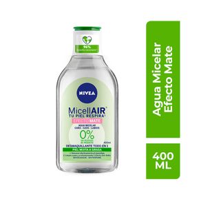AGUA MICELAR NIVEA EFECTO MATE FRASCO 400 ML