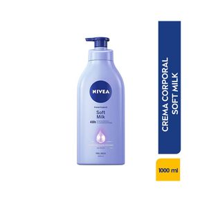CREMA NIVEA BODY SOFT MILK PIEL SECA FRASCO 1 LITRO