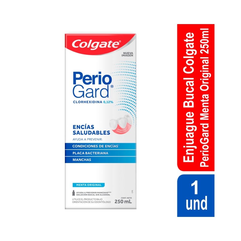 ENJUAGUE BUCAL PERIOGARD SIN ALCOHOL CAJA 250 ML