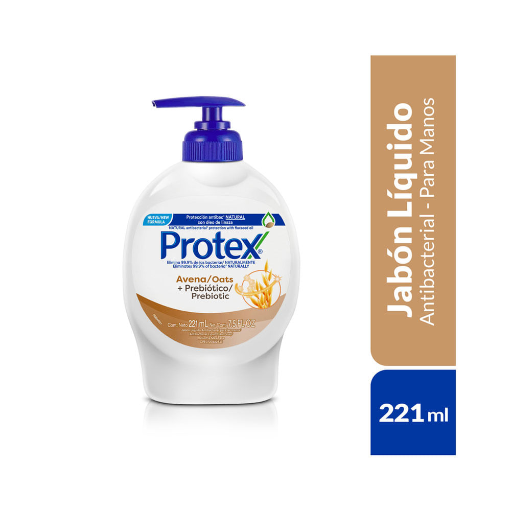 JABON LIQUIDO PROTEX AVENA FRASCO 221 ML