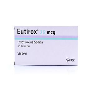 EUTIROX TABLETAS 25 MCG