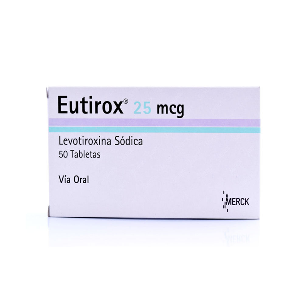 EUTIROX TABLETAS 25 MCG