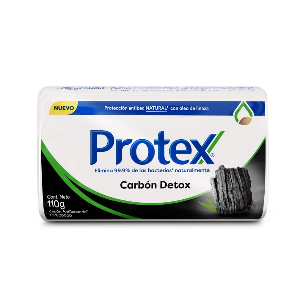 JABON PROTEX CARBON DETOX BARRA 110 G